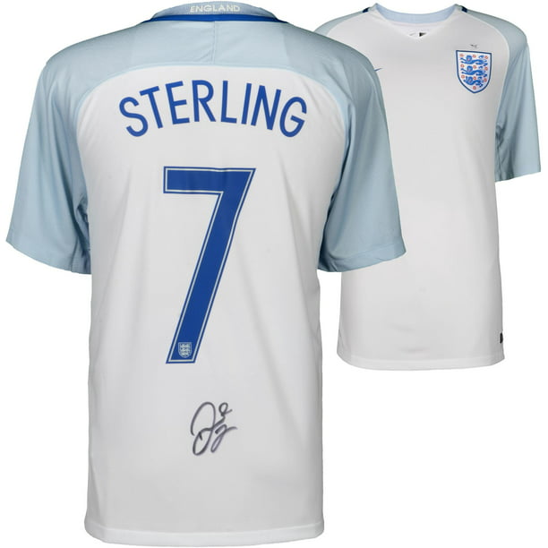 White Airosportswear Raheem Sterling England Player Tee